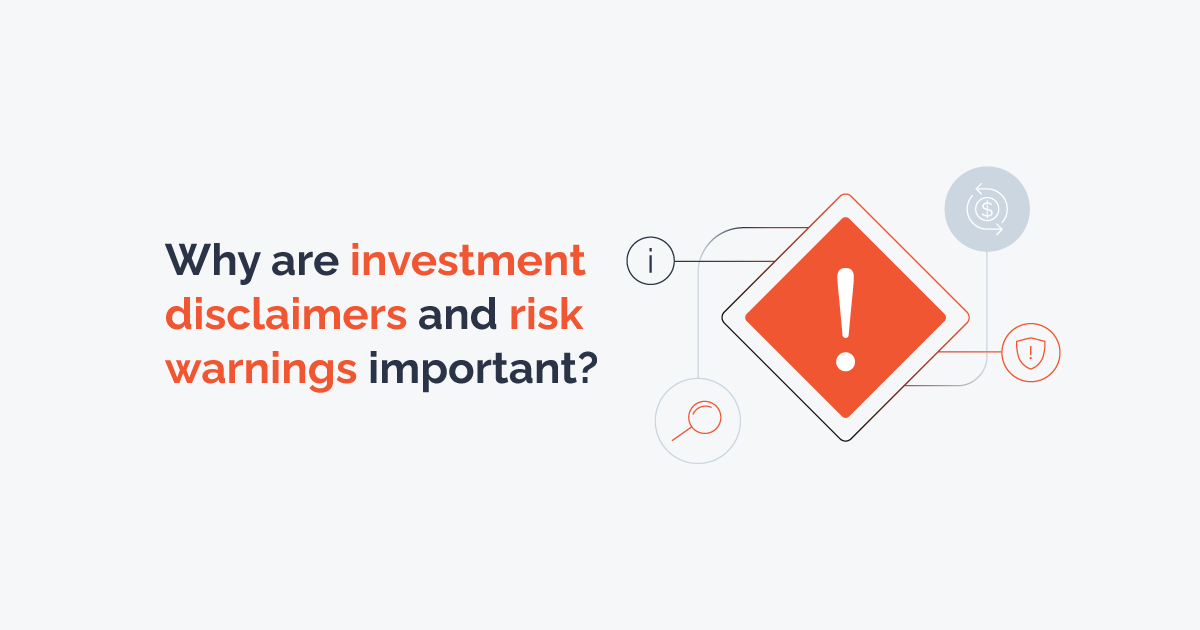 investment disclaimers and risk warnings